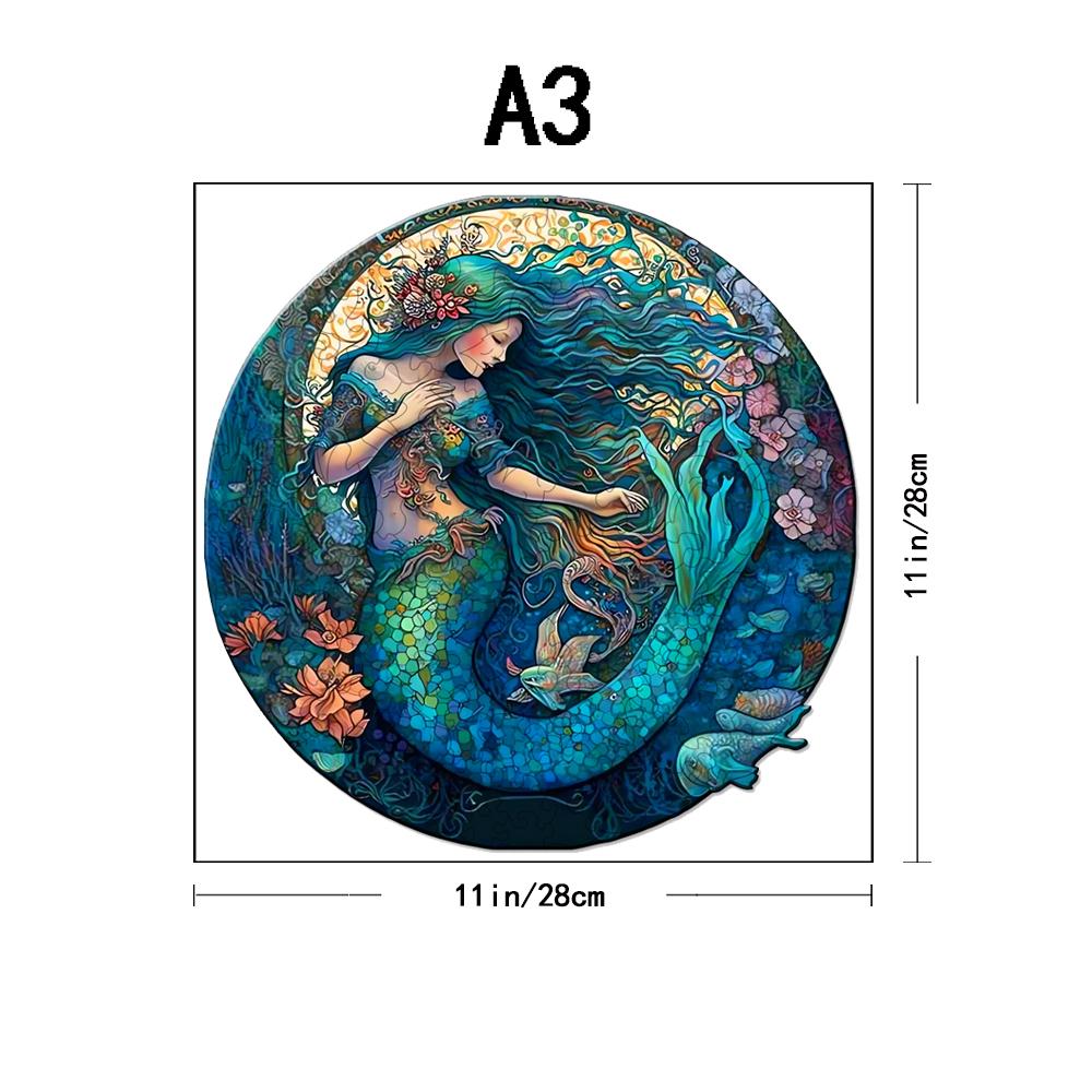 Wooden Puzzle - Colorful Succulent - Adult and Children's Wooden Puzzle - Unique Shaped Animal Wooden Puzzle - Adult Jigsaw