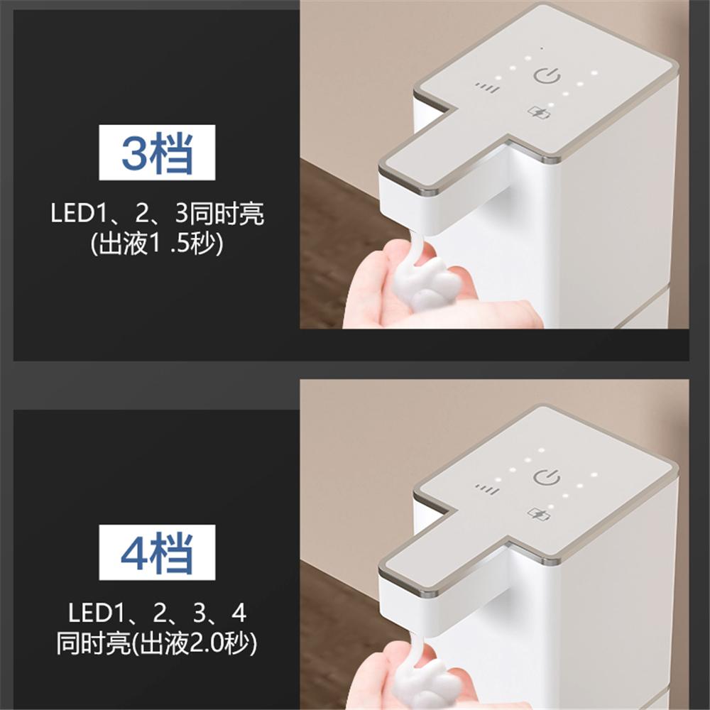 4 Gears Regulable Intelligence Foam Distributor Automatic Sensor Soap Dispenser Touchless Inductive Liquid Generator Wall Mount