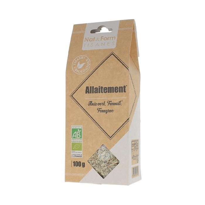 Nat & Form Tisane Allaitement Bio 100g