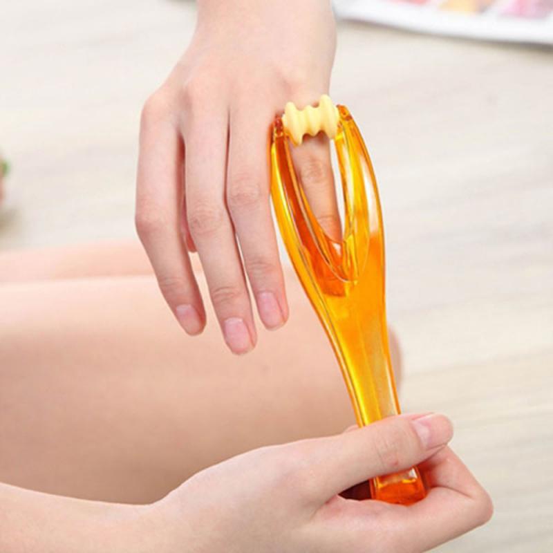 2Pcs 2Rollers Finger Massager Mini Finger Joints Massager With Elastic Handle For Finger Blood Circulation & Muscle Relaxation