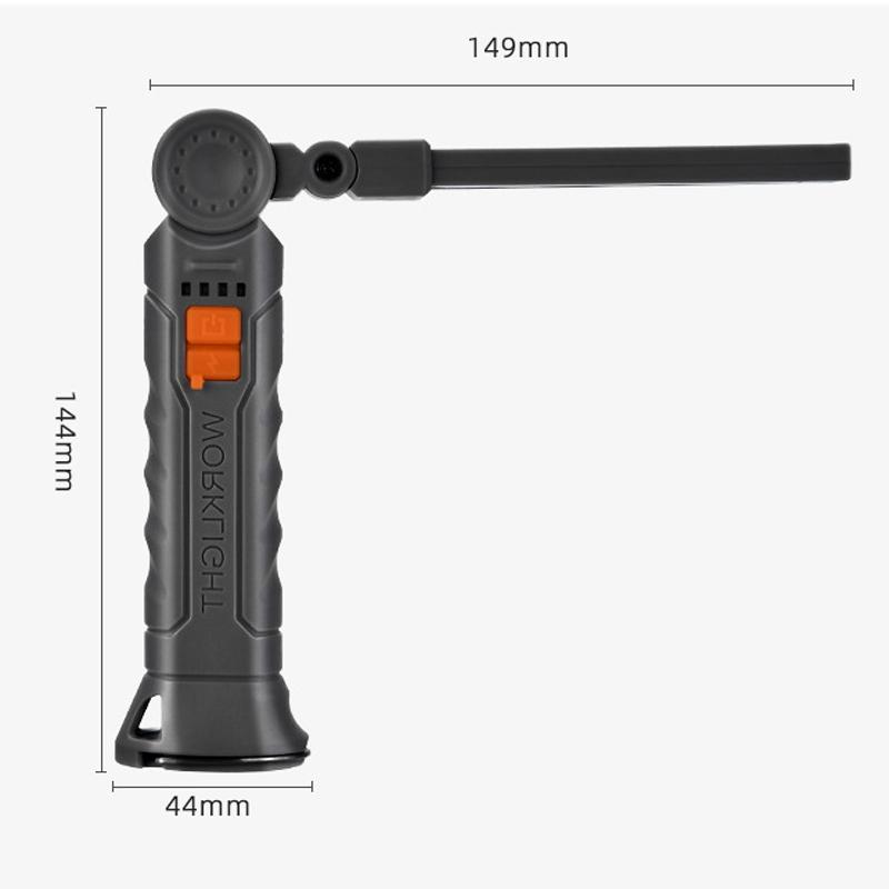 Maintenance Inspection Light 4 Mode Pocket Floodlight 450LM COB LED Work Light Flashlight USB-C 800mA Work Light Magnetic 360° Garage
