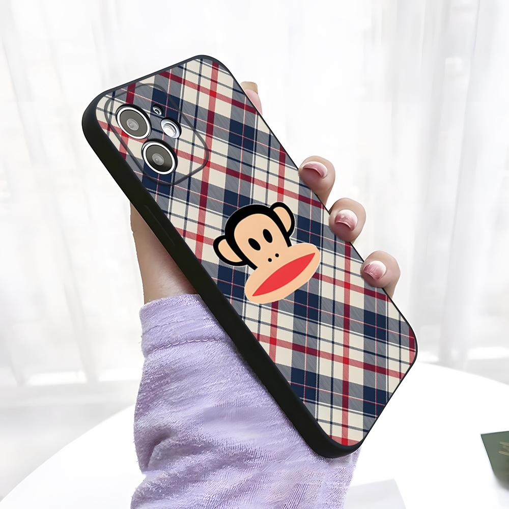 

Monkey P-Paul Frank Phone Case For IPhone 17 Pro Max 15 Pro 16 14 Plus 12 13 Mini 11 Pro Shockproof Soft Cover iPhone 17