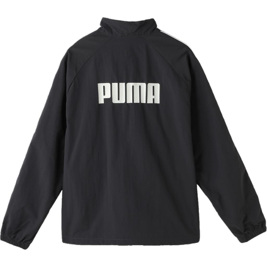 Puma Giacca Sportiva Casual Retro con Zip Intera e Collo Alto Larga da Uomo Grigio Scuro 686087-69
