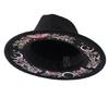 Elegant Round Top Bucket Hat With Bohemian Print And Wide Brims Music Festival Hat Fashion Acessory For Photo Props
