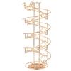 Coffee Capsule Holder 360 Degree Rotating Coffee Pod Storage Rack for DOLCE ESPRESSO CAFFITALYL Gold