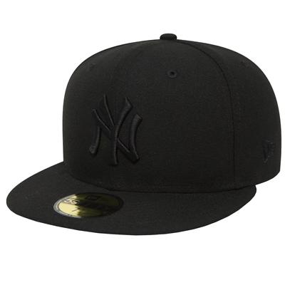 New York Yankees MLB 59FIFTY Cap, schwarze Herren-Cap