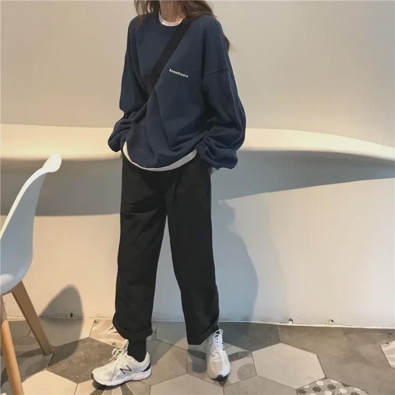 2024 Fall Korean Style Loose-Fit Long-Sleeve Sweater for Female Students - Slim, Trendy, and Lightweight Jacket