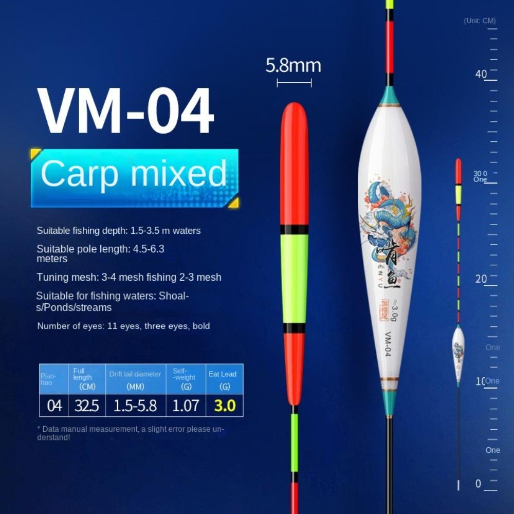 Eye-catching Triangle Tail Rocky Fishing Lure Float Indicator Fishing Floats  Fishing