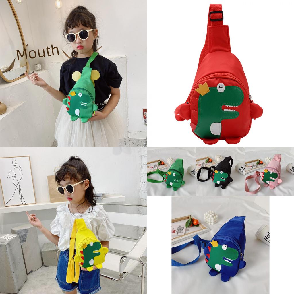 Adorable Dinosaur Kids Chest Bag Lightweight And Stylish Crossbody Backpack For Children