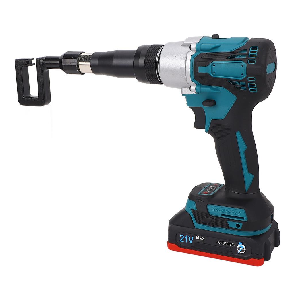 Electric Keel Pliers Light Steel Rechargeable Li Ion Battery Powered for Partition Riveting Punching with Light