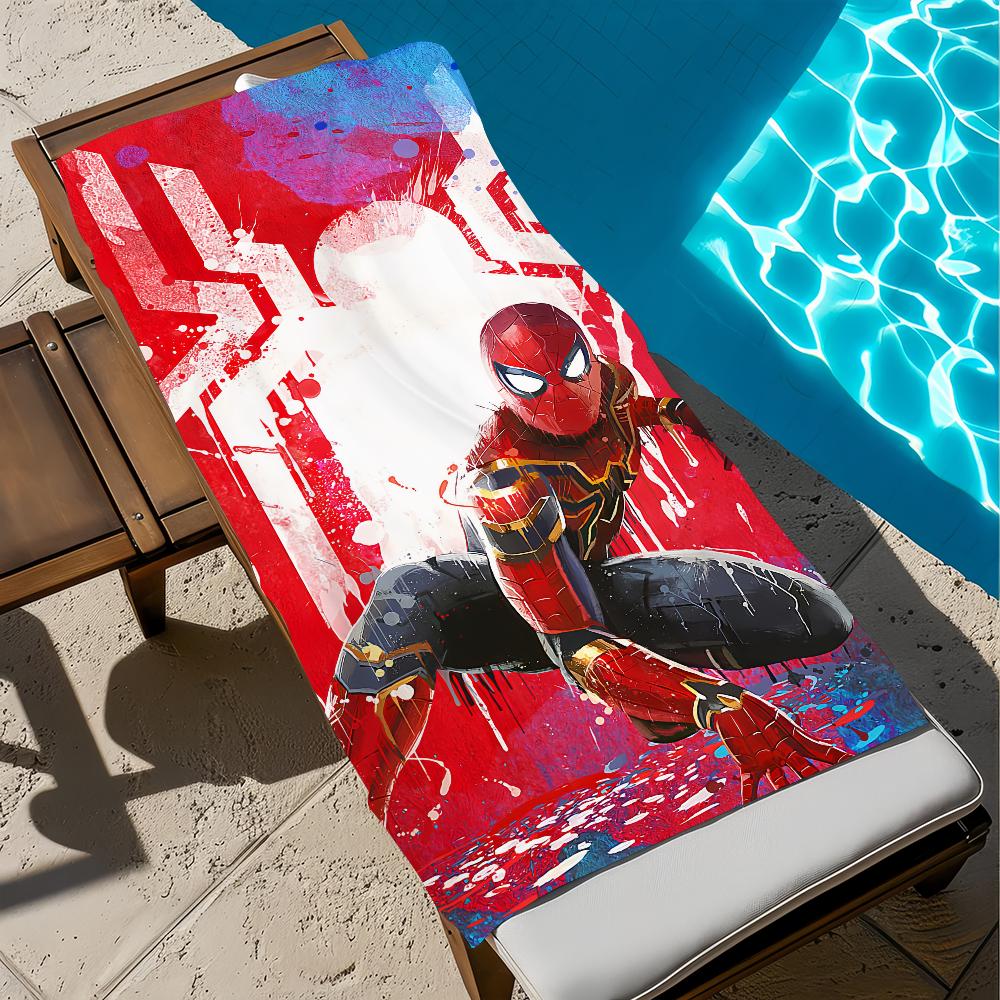M-mARVEL-l logo anime Towel Beach Quick Dry Soft Pool Towels Gift for Travel Gym Shower Camping sports