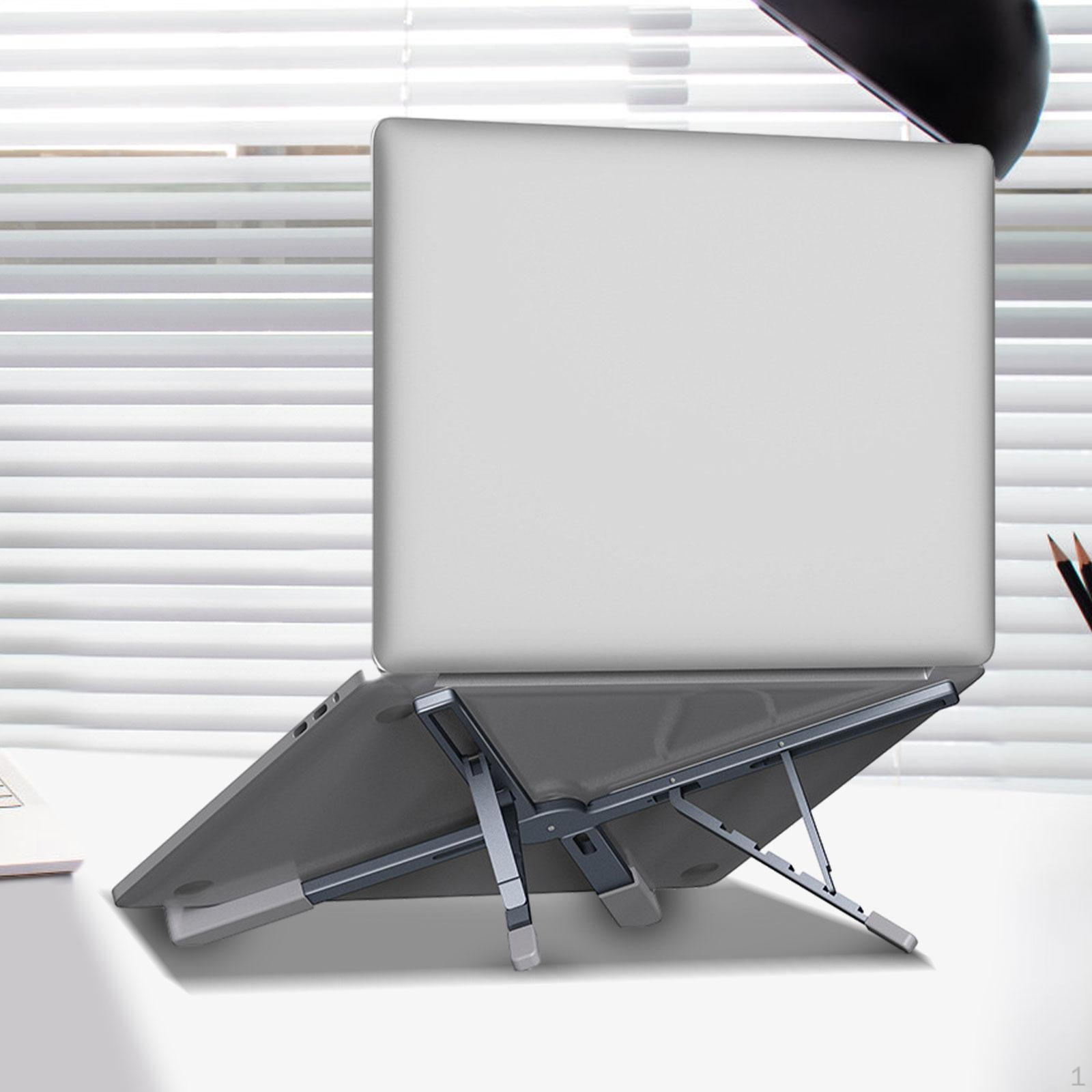 Portable Laptop Stand Bracket Folding Non-slip Durable Aluminum Compact Holder Computer