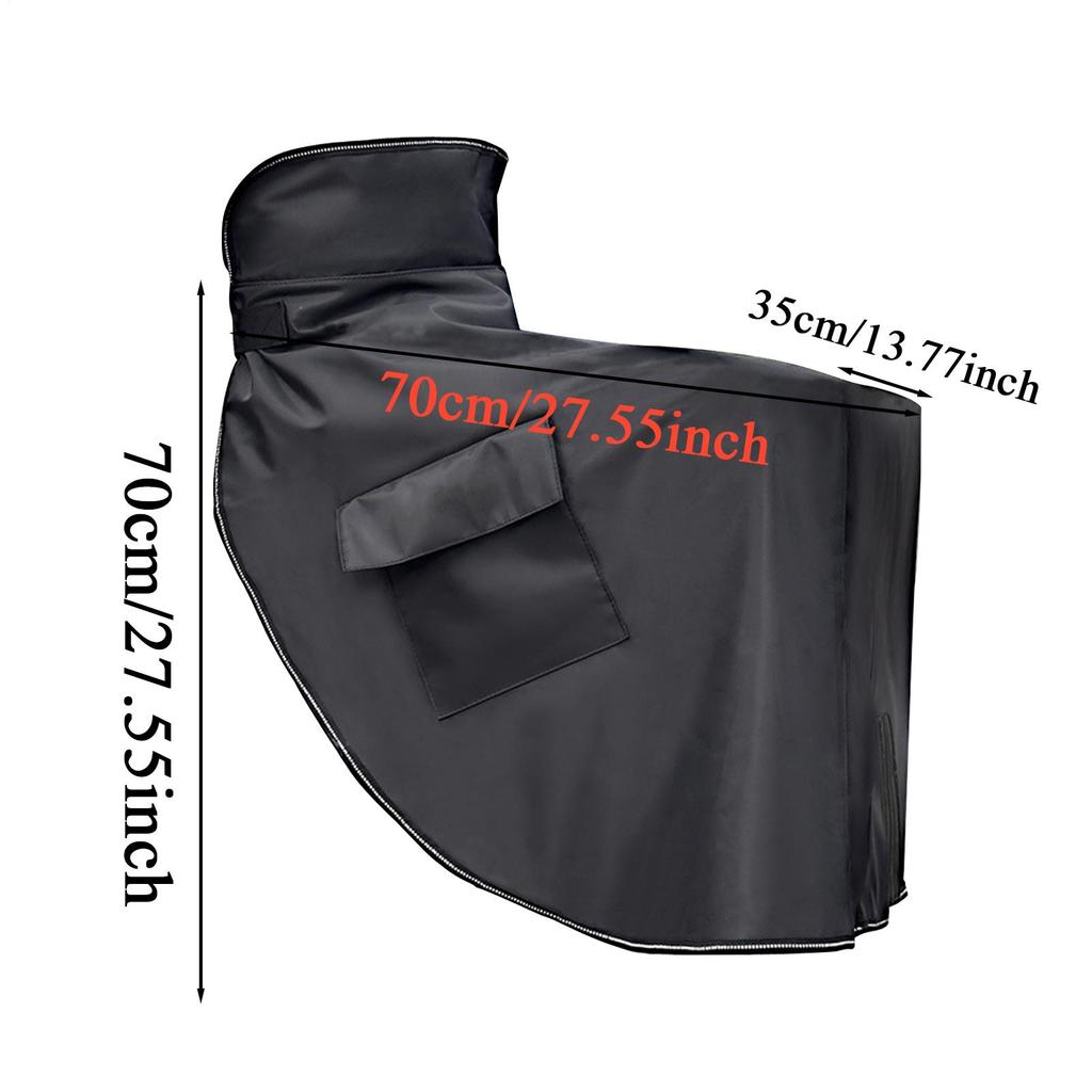 Scooter Leg Cover Waterproof Thick Winter Warm Scooter Blanket E-Bike Apron Blanket Protector For Winter Electric Bike Motorbike