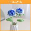 Romantic Rose Artificial Flowers For Wedding Home Decor With Realistic Fabric Material