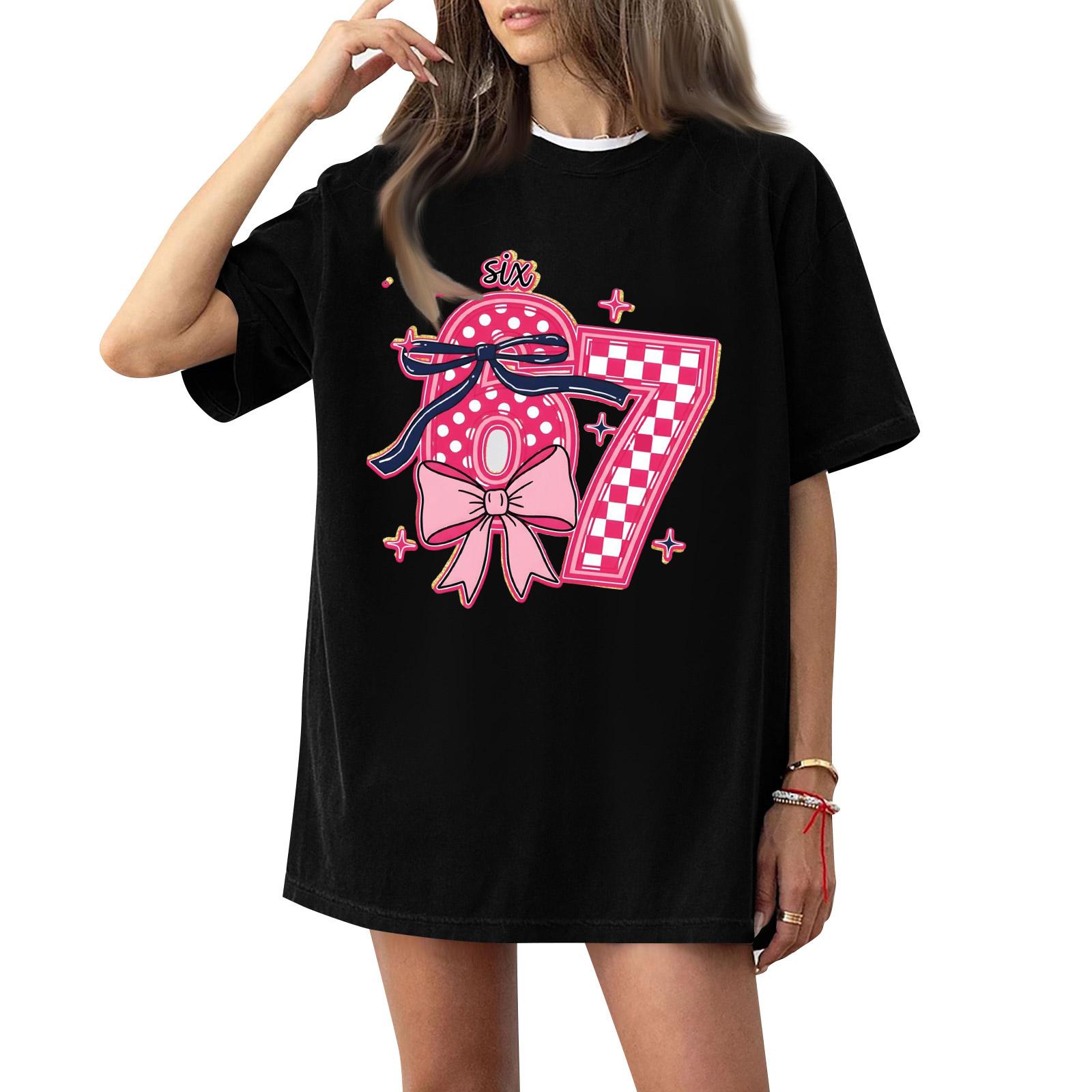 

Women‘’ Shirts Short Sleeve Shirts Solid Color Pullover Summer Spring Tops Blouses M чорний