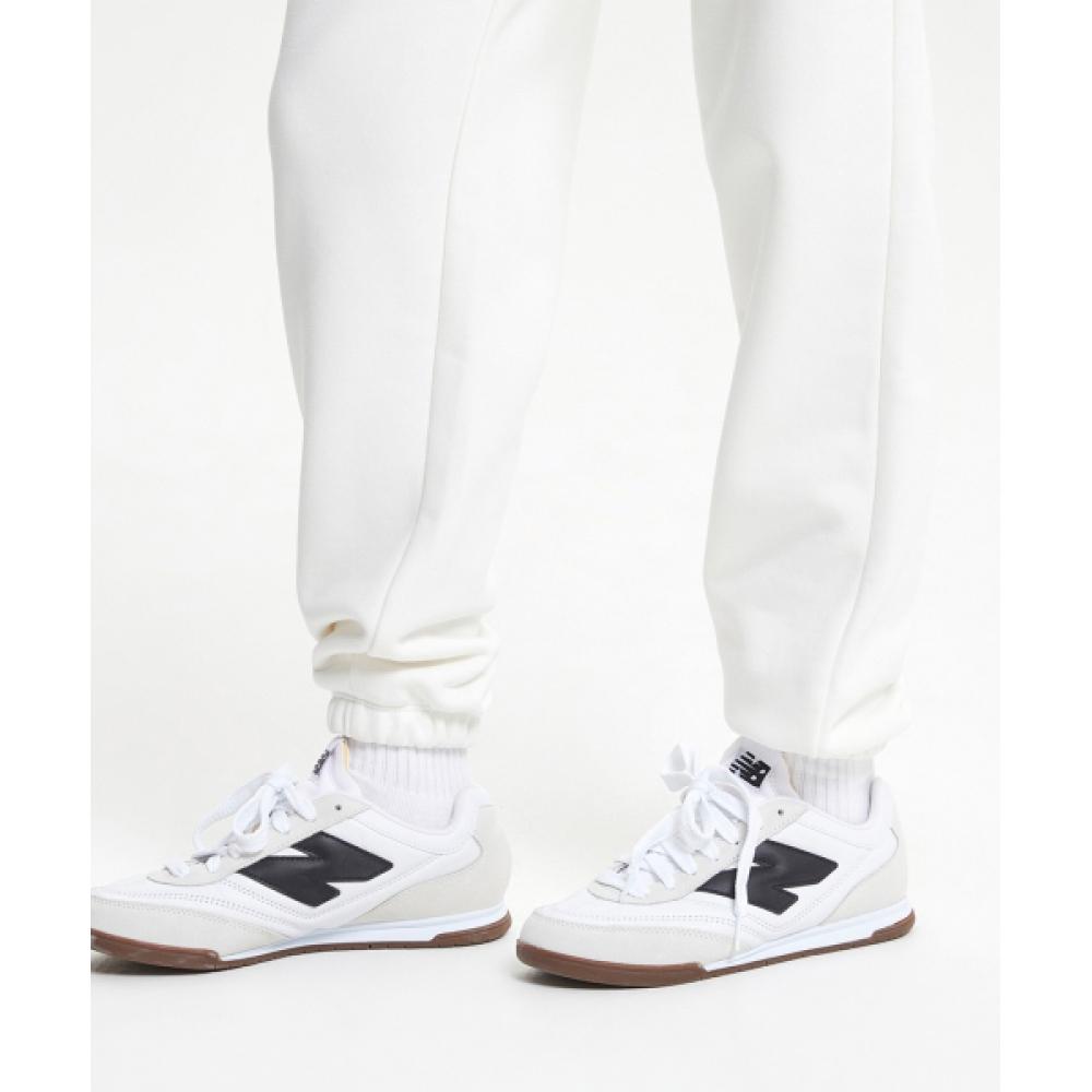 Nbmle4w912 Women Essential Brushed Jogger Pants Ivory