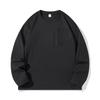 Solid Color Sweatshirt Men's Round Neck Long-sleeved T-shirt  Autumn and Winter Bottoming Shirt Fashionable Casual Top