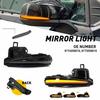 2x LED Dynamic Amber Mirror Turn Signal Light Fit 2016- Toyota Sienna Tacoma