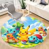 1pc Pokémon Characters Office Round Area Rug, Under Office Chairs Bedroom Living Room Home Decor  A1016283