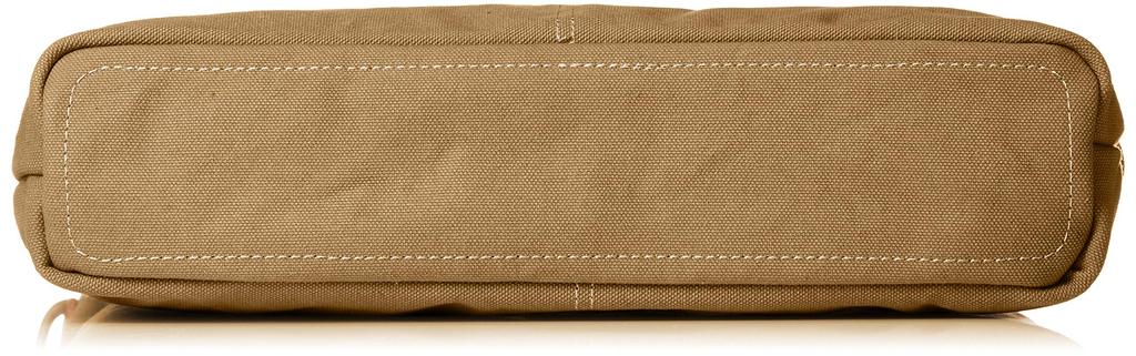 Real Mind Parque II Baumwoll-2-Wege-Umhängetasche, Hergestellt in Japan mit echtem Leder, Einzelschulter, Handtasche, A4-Größe, Senf