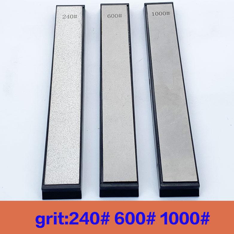 3pcs Set Diamond Stone Bar Ruixin Pro RX008 Knife Sharpener Replacement Diamond Whetstone Grinding Stone Sharpening System