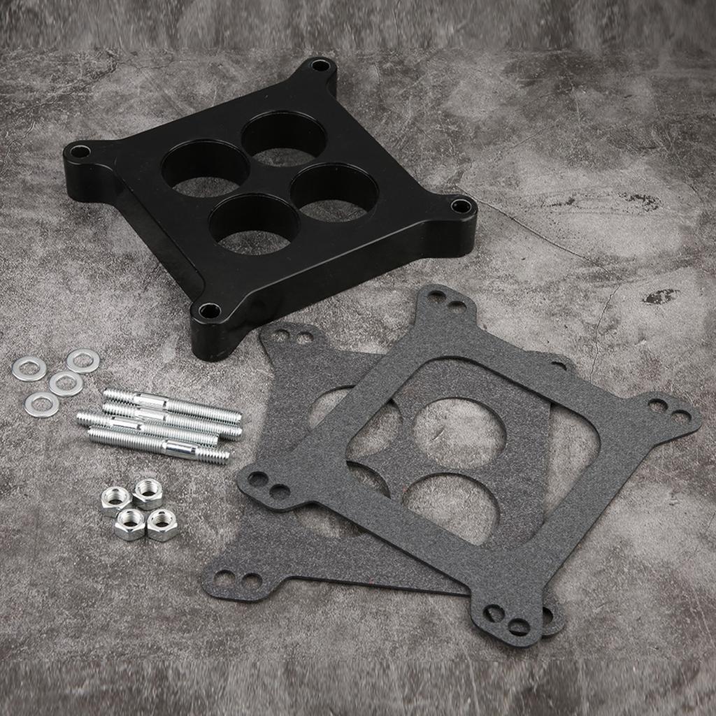 1 Ported Phenolic Carburetor Spacer 4bbl SBC BBC BB Fits for Holley SB Chevy