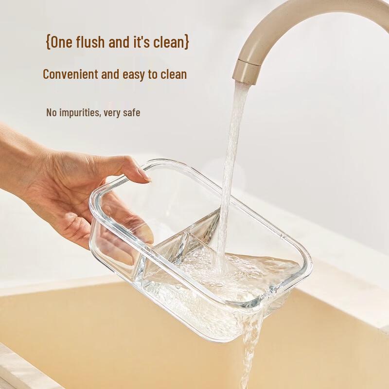 Cilock Heat-Resistant Amber Glass Lunch Box Set