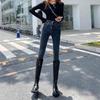 2025 New Women's High-Waisted Fleece-Lined Skinny Jeans – Slimming, Tall, Versatile, Lengthened for 175cm and Above