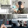 Magnetic Kickstand Wrist Strap Case for IPhone 16 15 14 13 12 11 Pro Max Plus 16Pro 15Pro IPhone16 i16 ProMax Phone Stand Cover
