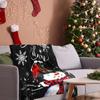 1Pc Throw Merry Christmas Snow Snowman Flannel Blanket For Couch Bed Sofa  Snowflakess Comfy Warm Blankets For Christmas Gifts