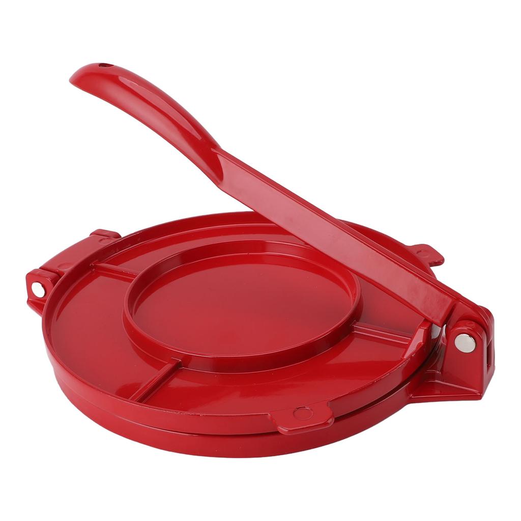 Pressa per Tortilla Manuale Pressa per Tacos Lega di Alluminio Macchina per Quesadilla e Tortilla per Uso Domestico Rosso