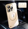 Applicable to iPhone16 electroplated PC borderless mobile phone case 15 transparent Apple 14 with its own lens film all-inclusive hard case
