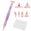 Caneta de Pintura com Diamantes de Resina 5D Fio Cabeças de Caneta de Metal de Reposição Canetas de Broca de Ponta Com Argila Adesiva Artesanato de Arte DIY Pintura com Diamantes