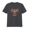 Patriotic Polish White Eagle Folk Art Floral Print Casual T Shirt vintage Washed Unisex Breathable Versatile homme graphic