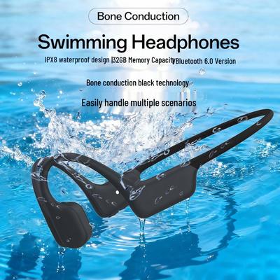 G09 Bluetooth Bone Conduction Earphones with 8GB Memory for Swimming