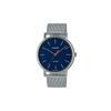 Retro Casual Simple Sports Waterproof Quartz Movement Stainless Steel Strap Japanese and Korean Watch Men's Watch Blue Dial MTP-E171M-2EVDF