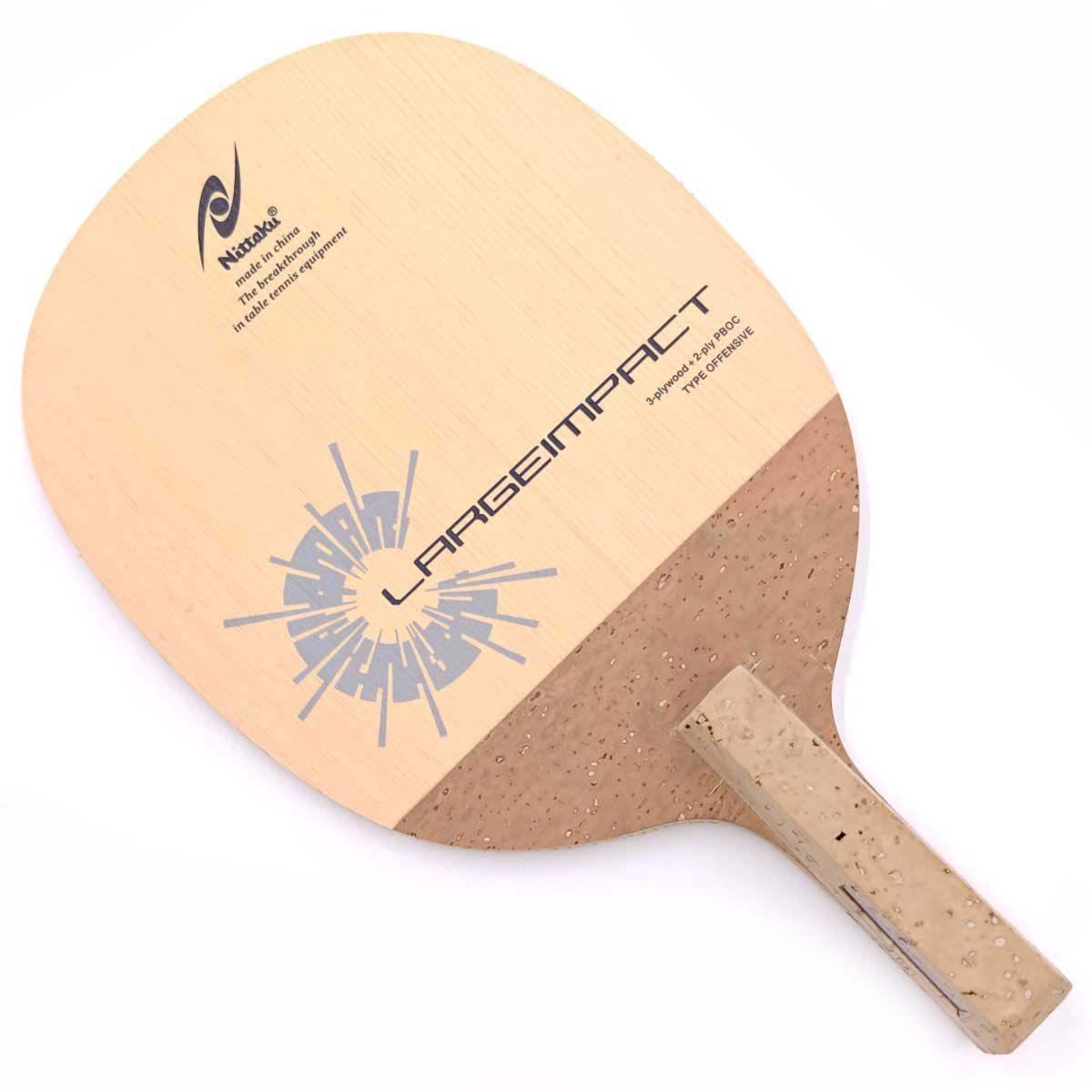 Used Nittaku LARGEIMPACT R table tennis racket Japanese style pen Nittaku