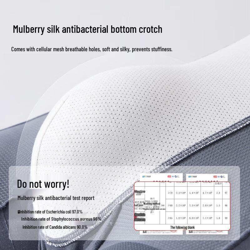 Langsha Men's Modal Silk Antibacterial Boxer Briefs Multi-Pack