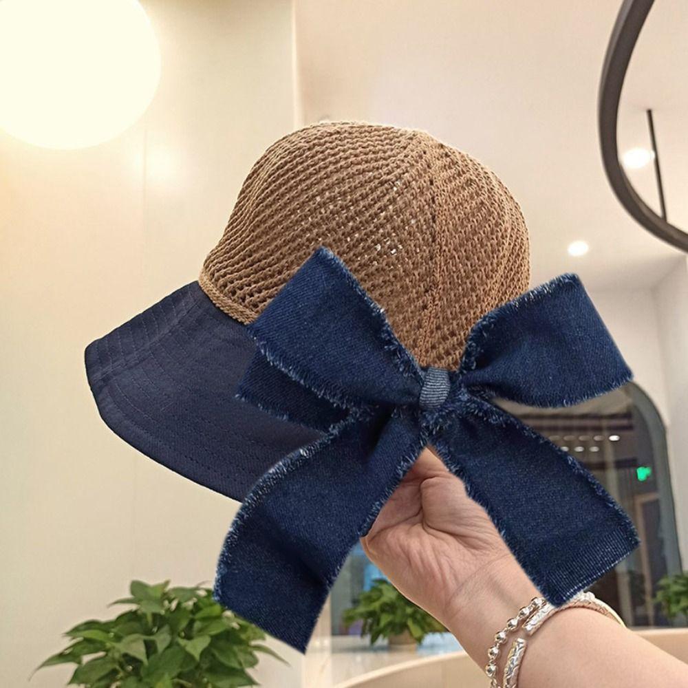 Blue Cowboy Denim Ribbon Hairclip Bows DIY Sewing Crafts  Bridal Bouquets
