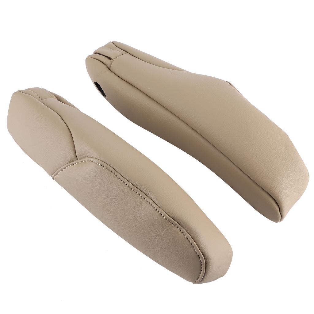 Car Seat Armrest Handle Cover Decor Trim Microfiber Leather Fit for CRV 2010-2017