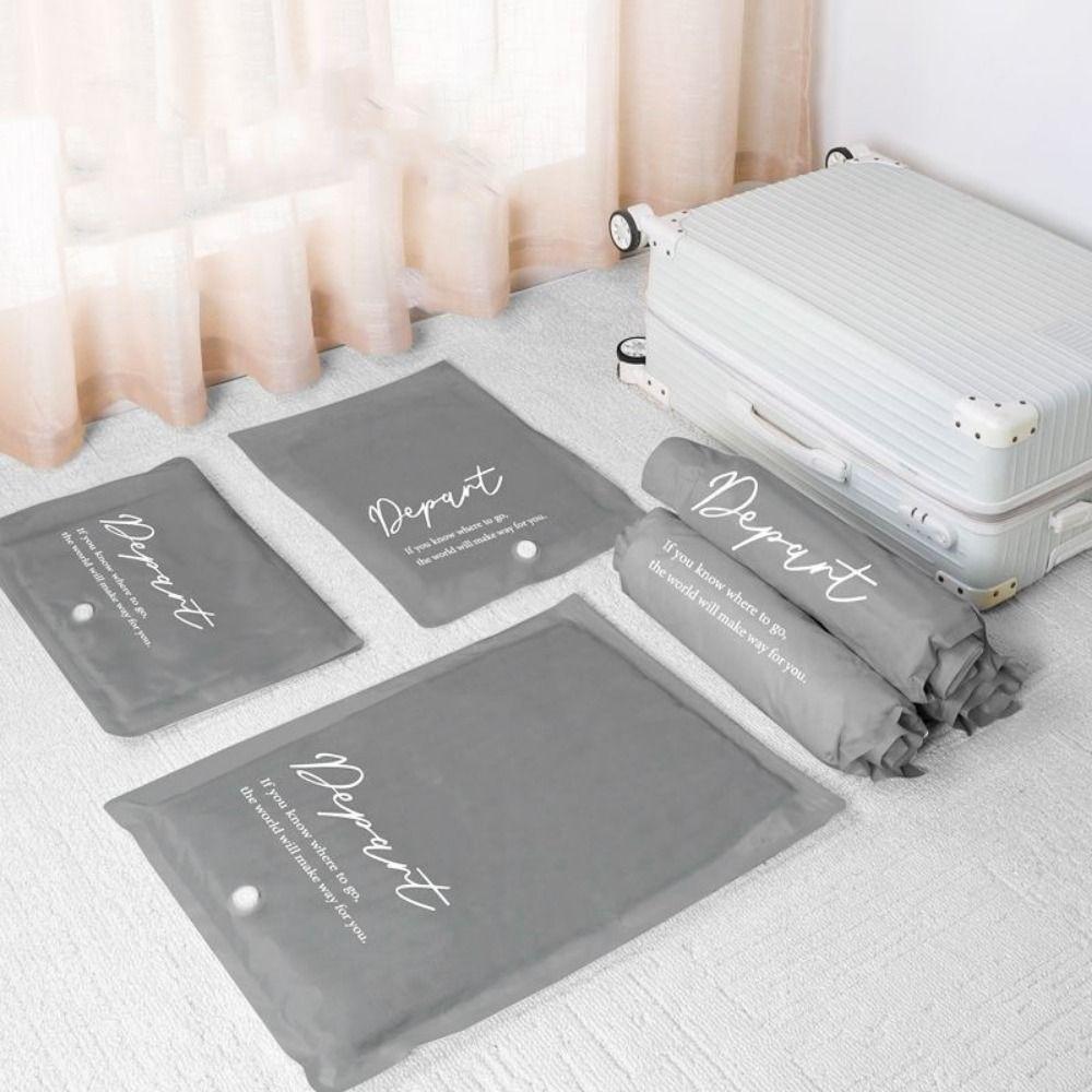 2Pcs Oxford Cloth Vacuum Compression Bag Wear-resistant Save Space Vacuum Storage Bags Moisture-proof Reusable