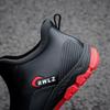 Winter Fur Rain Boots Men Fashionable Non Slip Waterproof Rubber Shoes Fishing Work Car Wash Resistant Water Boots