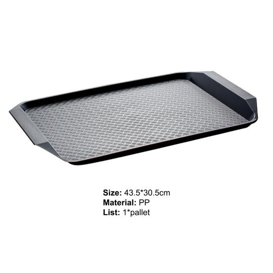 More Thicken Multi-use Serving Tray PP Practical Stackable Storage Tray