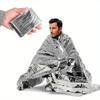 Windproof Waterproof Foil Thermal Emergency Blanket Survival Gear First Aid Military Rescue Kit for Camping Outdoor250
