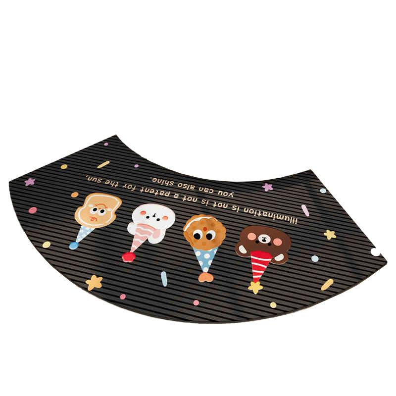 Bathroom Diatom Mud Floor Mat Cartoon Ventilated Water-absorbing and Anti-slip Floor Mat Bathroom Doorway Quick-drying Easy-to-maintenance Floor Mat