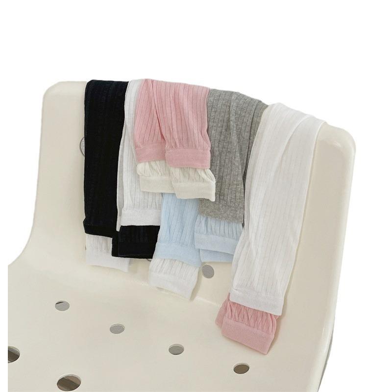 Summer Thin, Color-blocked, Patchwork Socks for Women, Two Pairs of Fake Calf Socks