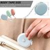 Solid Color Double Sided Retractable Tape Measure for Tailor Sewing Accessories for Dressmaking Measuring Tape Fabric Waist