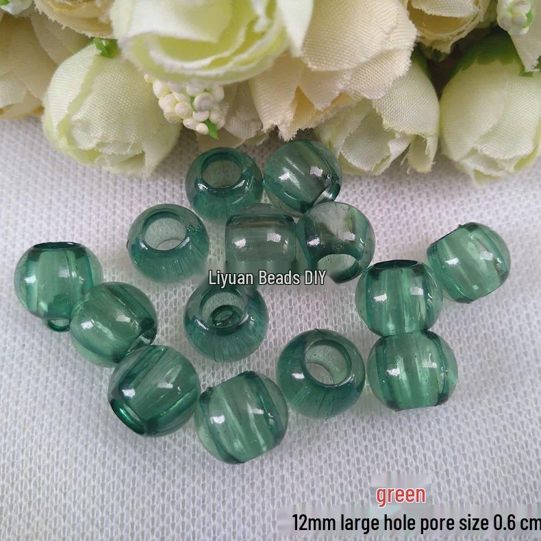 10MM Transparent Acrylic Round Beads for DIY Beaded Bag & Curtain Divider Accessories
