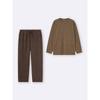 GU by Uniqlo Fleece Lounge Set  Long Sleeve   Long Pants 