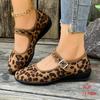 Fashion Women Flats Comfort Soft Sole Casual Walking Loafers Brand Designer Round Toe Mary Jane Shoes Woman Buckle Ballet Shoes Women